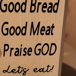 Dinner prayer wall decor